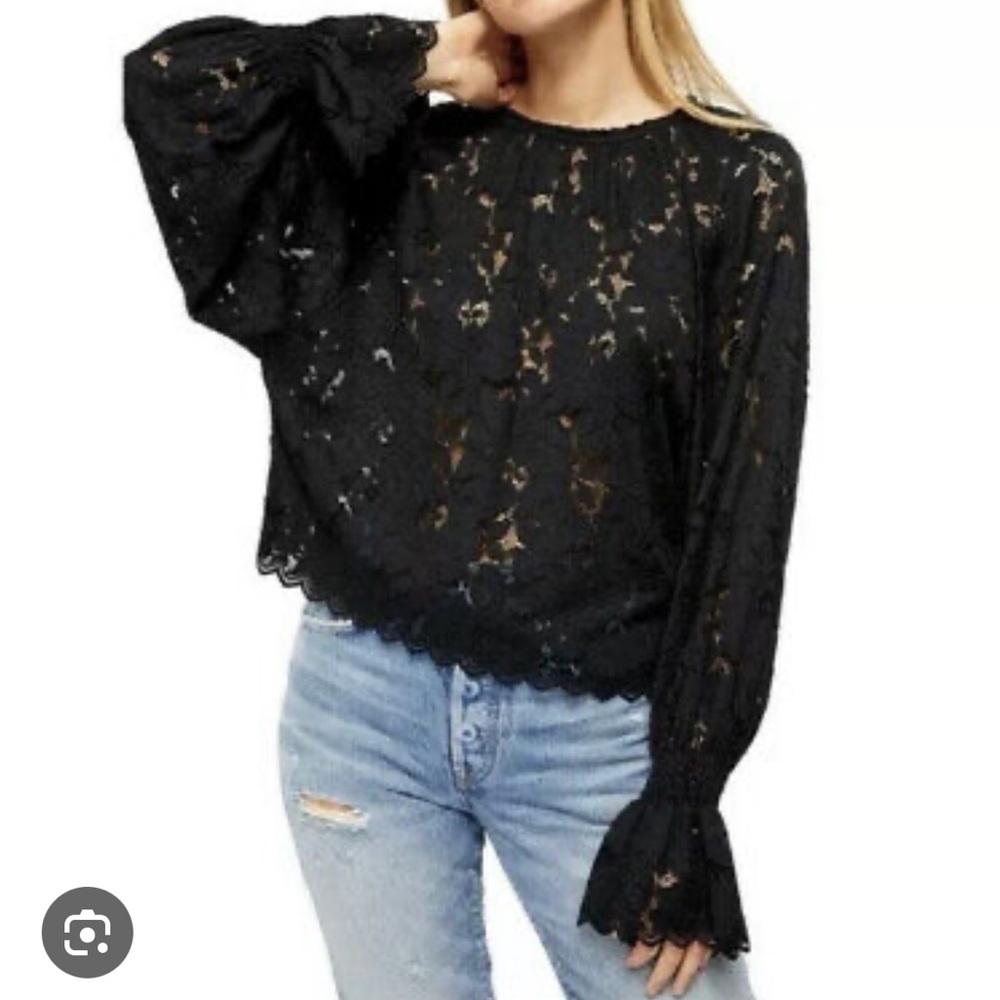Free people Olivia lace top